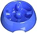 Dogit Dog Bowl Slow Feeder for Wet or Dry Dog Food, Go Slow Anti-Gulping Dog Dish, Blue, S