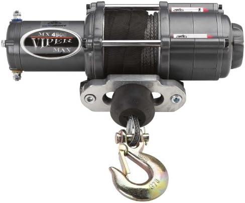 Viper Max 4500lb UTV Winch &amp; Custom Mount for Kawasaki Teryx 4 with BLACK AmSteel®-Blue Synthetic Rope