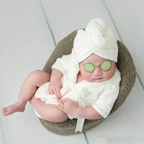 AxssjS Fashion Newborn Baby Soft Plush Photography Props Scarf Bathrobe Shower Costume Gift