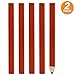 Emraw Classic Flat Premium Quality Carpenter's Pencil, Medium Hard Graphite Lead Natural Wood Cased Pencils for Professional Use, Pack of 10 Pencils