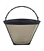 Crucial Coffee Washable & Reusable Coffee Filter # 4 Cone Fits Black & Decker, Braun