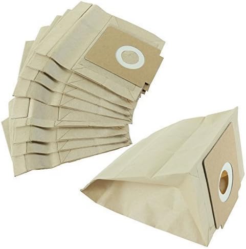 First4sparesDeluxe Paper Dust Bags for Zanussi ZAN3002EL Cylinder Vacuum Cleaners - Pack of 10