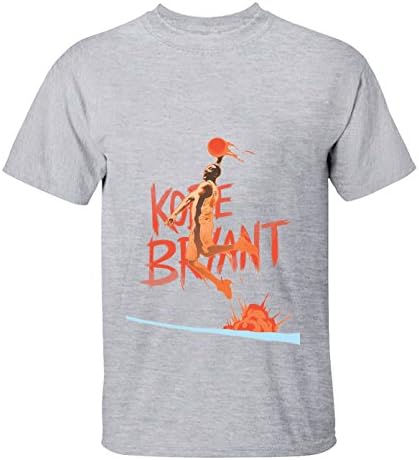 Fording kobe-bryant slamdunk T Shirts For Mens XXXL gray