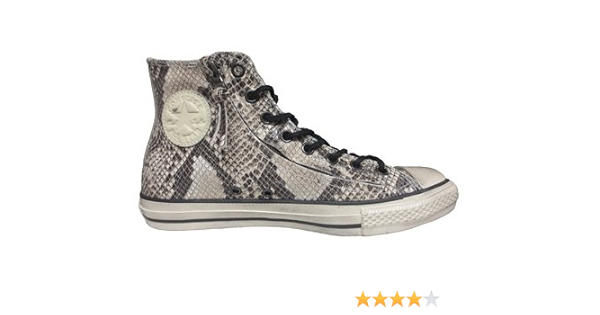 white snakeskin converse