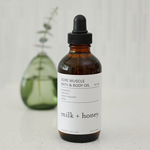 milk + honey Bath & Body Oil (Eucalyptus Arnica Rosemary & Sweet Marjoram, 2 fl oz.)