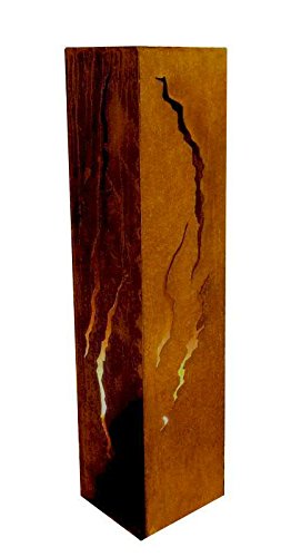 Rostige Blumensaule Mit Rissen Grosse Dekosaule Hohe 100cm