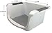 Basic White Plastic Stacking Bins - 3-pack - 12 X 9 X 5 Inch