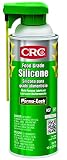CRC 03040 Food Grade Silicone Lubricant, (Net Weight: 10 oz) 16oz Aerosol , Clear/White