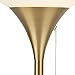 Amazon Brand – Rivet Harper Marble and Brass Uplight Table Lamp, Bulb Included, 25