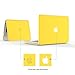 IBENZER Old MacBook Pro 13 Inch case A1278, Soft Touch Hard Case Shell Cover with Keyboard Cover for Apple MacBook Pro 13 with CD-ROM, Yellow, MMP13YW+1
