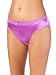 Barbra's 6 Pack Satin Full Coverage Women's Bikini Panties Assorted, Small