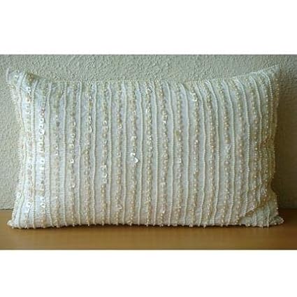 Amazon Com Standard Pillow Cases Designer Ivory Standard Pillow