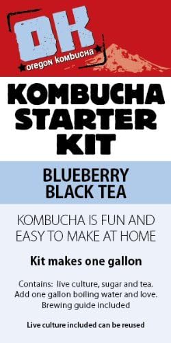 Oregon Kombucha Complete Starter Kit - Blueberry Black Tea by Oregon Kombucha