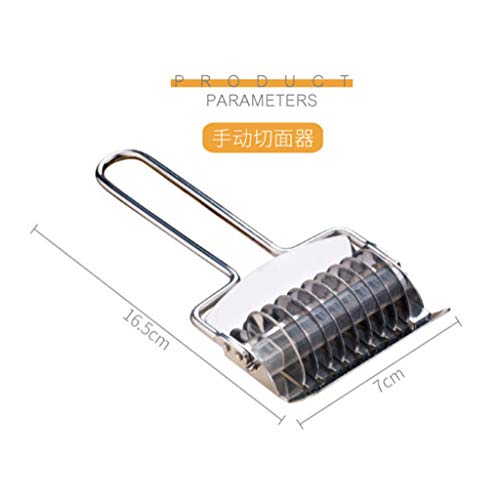 Clearance! Pasta Noodle Cutter, Fheaven Stainless Steel portable Handle Pasta Spaghetti Maker Noodle Roller Dough Cutter Mincer Kitchen Tool