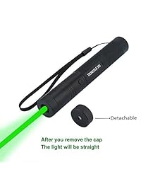 TSONCOLE   Rifle de caza táctico verde, láser para proyector de bolígrafos de Demo, para viaje, al aire libre, linterna LED, interactivo, juguete láser, divertido