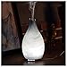 Ellestfun Essential Oil Diffuser 120ml, Handmade Glass Art Cloud Pattern,Ultrasonic Aromatherapy Diffuser with Intermittent Setting, Soft and Bright Night Light, Cool Mist Humidifier for Home