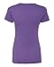 Next Level Ladies' Triblend Deep V XL PURPLE RUSH