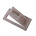WELLAND 2 Inch X 12 Inch Red Oak Hardwood Vent Floor Register Flush Mount Unfinished