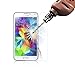 SOOYO 9H Round Edge Tempered Glass Screen Protector for Samsung Galaxy S5 – Pack of 2