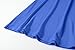 LARACE Women’s 3/4 Sleeve Casual Swing T-Shirt Dresses(2X, Blue)