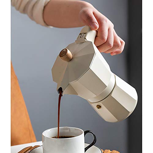 DYB Espressokocher Portable Moka Pot Home Kochplatten Moka Kaffeemaschine Kaffee Pot Büro Make Kaffeegerät Italienische… – Bild 6