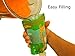 Reusable Food Pouch (50 Pack, 5 oz) Baby Food Friendly with Leak Proof Double Zipper - Yaya Pouch