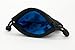 Small Black Dice Bag with Blue Interior Double Stitched Snag Proof Satin Lining | Holds 21 16mm Dice