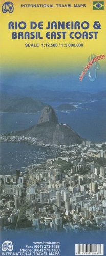 Rio De Janeiro & Brazil East Coast (International Travel Maps) by International Travel Maps and Books