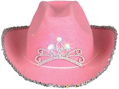 Blinking Pink Tiara Cowboy Hat (Child)