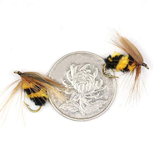 Shumo 10 Pièces 10 Ppats Rtificiels Leurre Bourdon Mouche Mouche Truite Leurres Rtificiels Leurres De Pêche Bionique Beille Ppats De Pêche Ppats Mouche Ppats