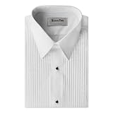 Tuxedo Shirt- White 1/4