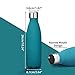 king do way 17oz Double Wall Vacuum Cool Insulation Stainless Steel Water Bottle Leak- Proof and No Sweating Perfect for Summer Outdoor Sports Camping Hiking Cycling (Lake Blue)