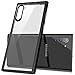 TOZO for Samsung Galaxy Note 10 Case PC + TPU Clear Hard Back Panel Hybrid PC+TPU Protect Cover Shock Absorption Back-Transparent Bumper for Samsung Galaxy Note 10 Black Edge