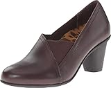 Vionic Womens Career Sumner Orthotic Leather Pump Heel Shoes, Java, US 9