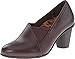 Vionic Womens Career Sumner Orthotic Leather Pump Heel Shoes, Java, US 9