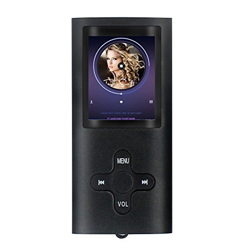 MP3 Player,XPLUS MP3 MP4 Player with a 8 GB Micro SD card, Fashion Portable Digital Music Player / Video / Media Player / FM Radio / E-Book Reader, Ultra Slim 1.8\