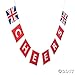 Fun Express - British Party Garland for Party - Party Decor - Hanging Decor - Garland - Party - 1 Piece