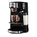 Gourmia GCM6000 6 In 1 Single Serve - One Touch Coffee - Cappuccino, Latte, Coffee, Tea & Chai/Milk Tea - Built-In Milk Frother - K-Cups/Ground Coffee/Loose Leaf Tea - Steams Milk Into Cup - 1080W