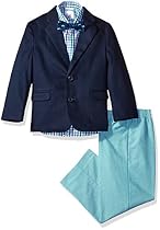 Izod Kids Little Boys' Twill Duo Set with Bow Tie, Navy, 04R