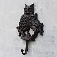 TYIM TY European Retro Cast Iron Wrought Iron Hook Wall Hanging Coat Hook Hook Hook Female Owl Hook
