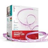 Sengled Smart LED Multicolor Light Strip, 2 Meters, Hub Required, RGBW Color & Tunable White 2000-6500K, Works with Alexa & Google Assistant, 1 Pack