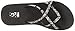 Teva Women's Mush Mandalyn OLA 2 Flip Flop, Fleur Black/White, 8 M US