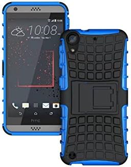 HTC Desire 530 Case, HAOSHI Shockproof Design Premium Heavy Duty Defender Dual Layer Protector Hybrid Case for [HTC Desire 530 Heavy Duty Case] HTC Desire 550 / 555 Case Blue