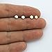 14k Yellow Gold Tiny Circle Stud Earrings
