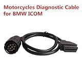 OBD2 Diagnostic Cable For BMW ICOM D Module Cable 10pin OBD adapter for BMW Motorcycles Diagnostic Cable Tools work with BMW ICOM or BMW ICOM A2 A3