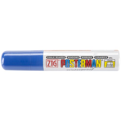 Zig 15mm Posterman Tip Marker, Blue