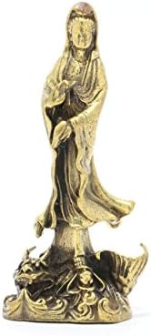 Thai Amulet statue Guan Yin Kuan Im Chinese God Deity Prosperity.