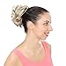 merrylight Scrunchy Chignon Hairpiece Synthetic Messy Faux Hair Bun Holder Wiglets Ponytail Hairpieces for Women(Blonde-613W)