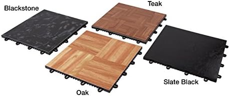 Incstores 9 Piece Modular Tap Dance Set With Edge Pieces Teak