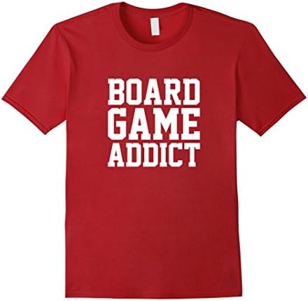 Men's Board Game Addict - Premium Cotton T-Shirt XL Cranberry